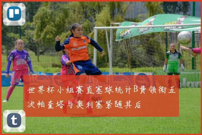 世界杯小组赛直塞球统计B费领衔五次帕奎塔与奥利塞紧随其后